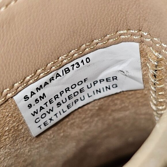 Blondo Samara Ankle Bootie Womens 9.5 Dark Taupe Brown Suede Waterproof Fall NEW - Picture 11 of 12